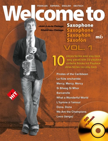 Welcome to saxophone mi bémol Visuel